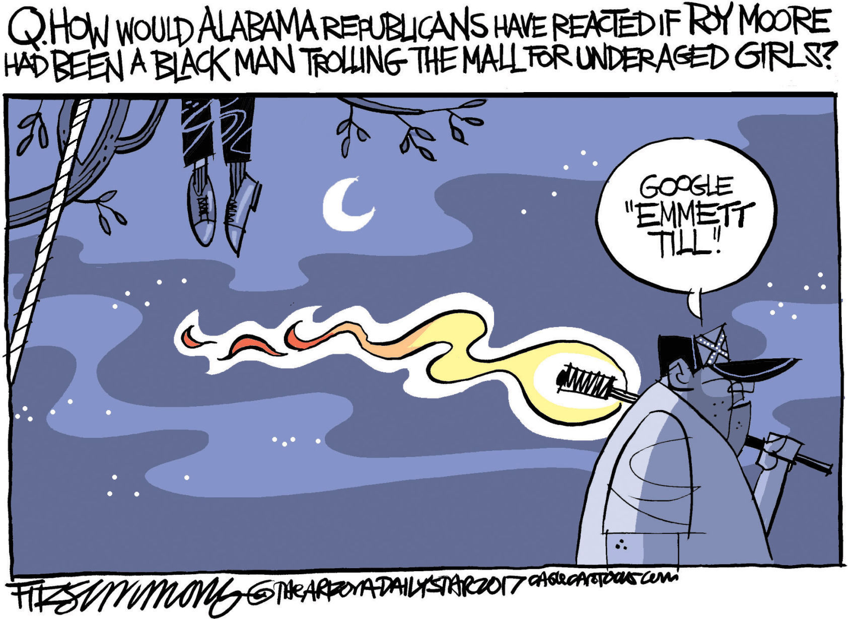 Daily Fitz Cartoon: Roy Moore